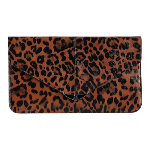 Zadig Voltaire Козья кожа Портативный Одно плечо Через плечо Клатч Женские Традиционный Коричневый