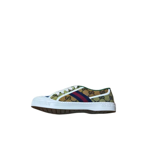 GUCCI Tennis 1977 Детские Скейтбординги Низкий Топ Желтый Kids