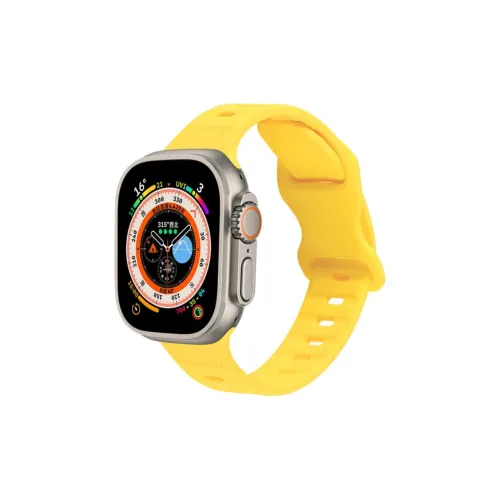 QIZHENG Часы Полоска Apple Совместимость Силиконовый Материал