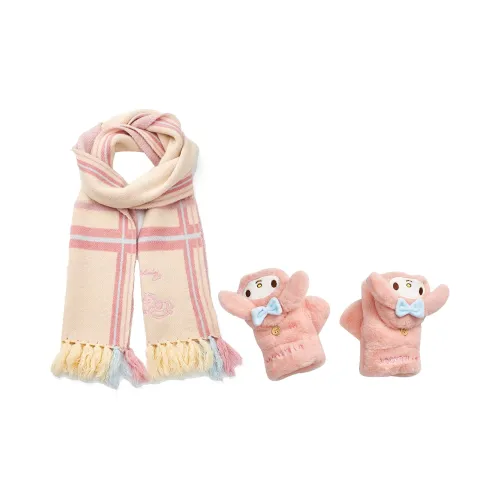 Sanrio Melodi Полиэстер Трикотаж Шарфы Унисекс