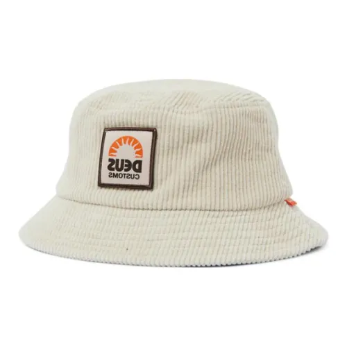 Deus Ex Machina Cotton Bucket Hats Унисекс Белый