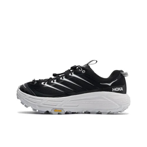 HOKA ONE ONE Mafate Three 2 Поддержка Низкий Топ Повседневный Городской Коммутирование Беговые кроссовки Унисекс Черный