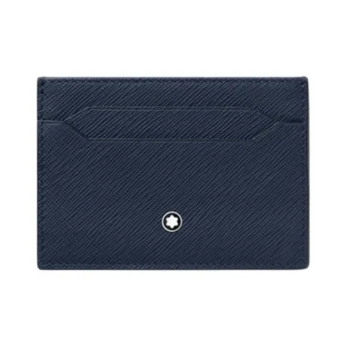 MONTBLANC Коровья кожа Держатель для карт Мужской Чернила Синий
