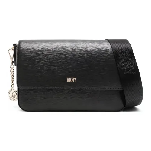 DKNY Сумка через плечо из коровьей кожи средний размер женская черная