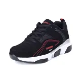 8816 Черный Красный, Флисовая подкладка, Утепленная обувь