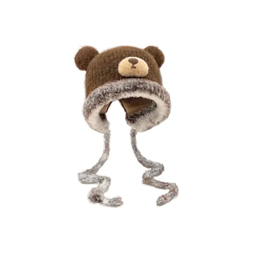 SLEEPYWALK Плюшевая пряжа Шапки-бини Женские