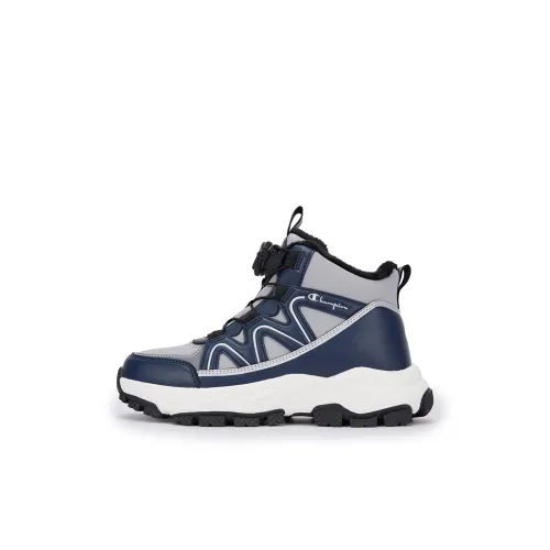 Champion Kids противоскользящие высокие детские ботинки синие для малышей