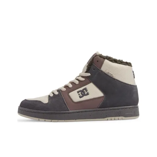 DC Shoes MANTECA 4 Hi Wr High Топ Скейтборд Кроссовки Мужские Серый Бежевый