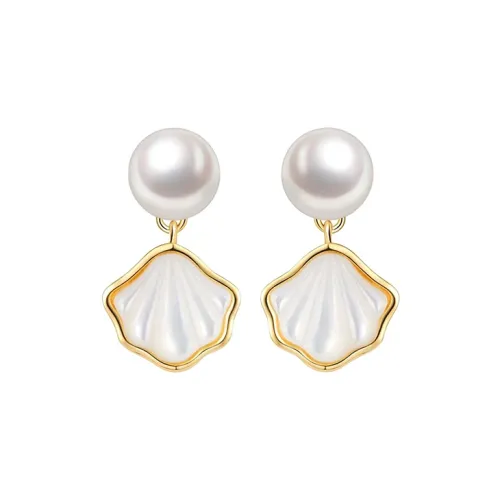 C C Alloy Stud Earrings Women's