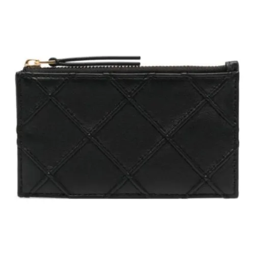 TORY BURCH Lambskin Wallet Standard Women's Obsidian Black