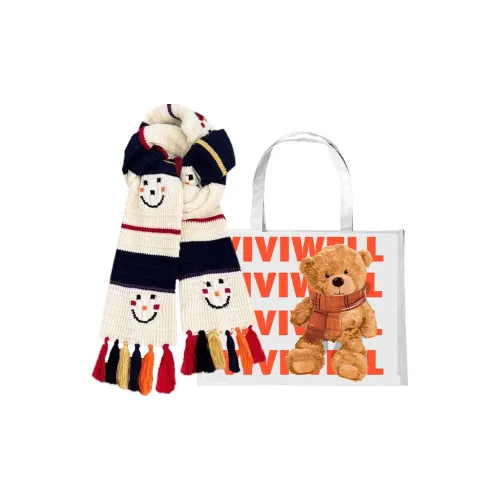 VIVIWELL Полиэфирный трикотаж Шарфы Унисекс