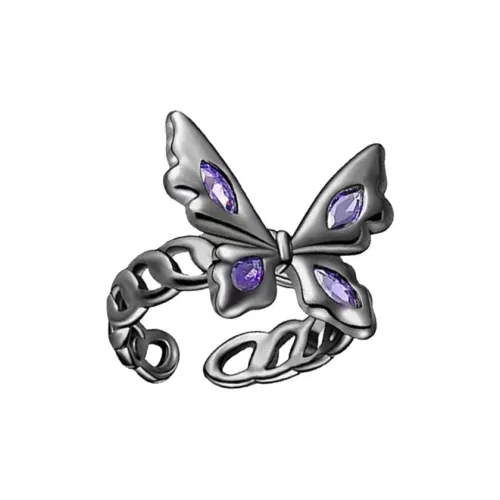 QIANFANGDAHUANGYE Сплав Кольца Женские Фиолетовый