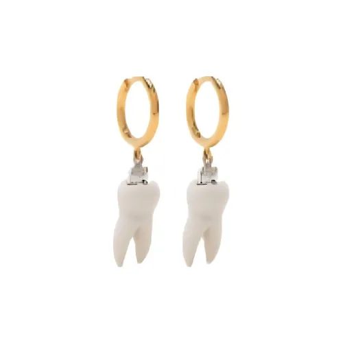 SIMONE ROCHA Серьги Серебряные Унисекс Золотые