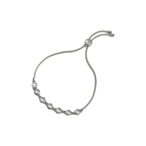 Tommy Hilfiger Нержавеющая сталь Кристальный браслет Женское серебро