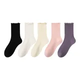 Чёрный + Белый + Молочный Белый + Розовый + Фиолетовый