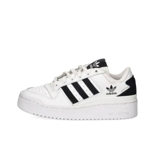 Adidas Originals FORUM BOLD STRIPES Низкие Кроссовки для скейтбординга Женские Белый Черный