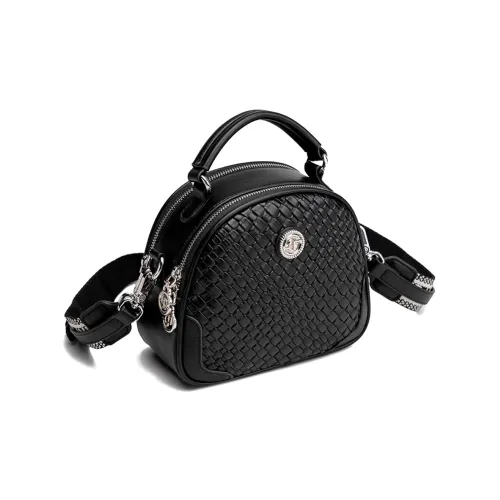 GELANDAI ПУ (полиуретан) Сумка через плечо Сумка Женская Черная