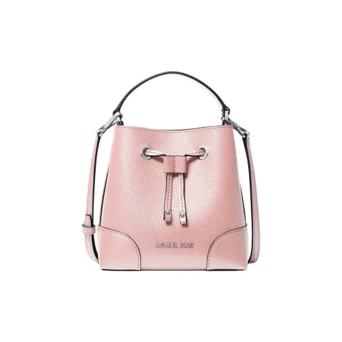 MICHAEL KORS Mercer Кожа Ведрообразная Сумка Сумка через плечо Маленькая Сумка для женщин Розовая