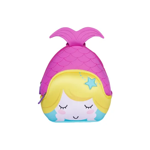 NOHOO Ткань Рюкзак Стандартный Детский Фиолетовый Аква Синий