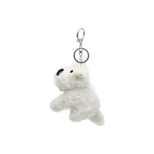 LVXIANZI Сладкий Вест-хайленд Белый Терьер Щенок Брелок Рюкзак Украшение Кукла Плюшевая Подвеска Высота 11 см