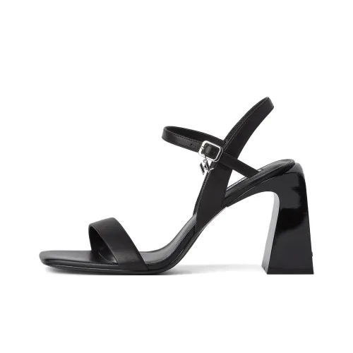KARL LAGERFELD ASTRA NOVA One Strap Sandals 9cm Women's Black
