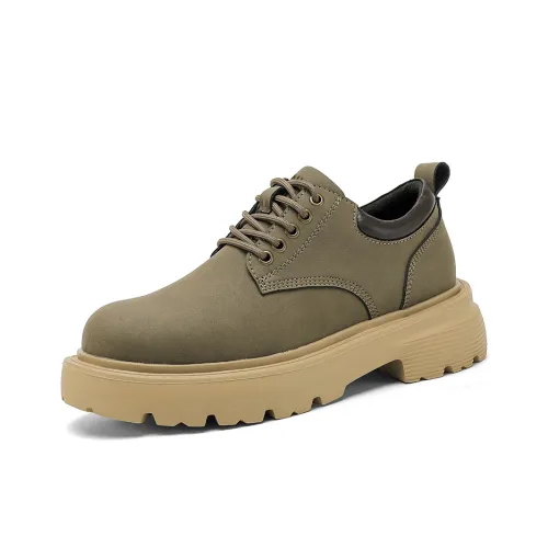 DUNNU Повседневные кожаные туфли с низким верхом мужские