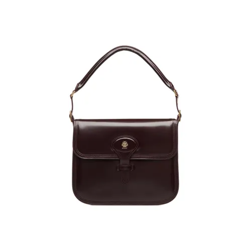 BALLY Брушированная телячья кожа сумка женская бордовый