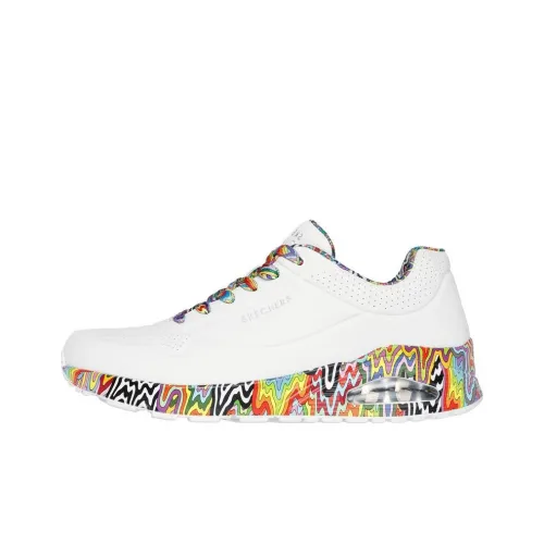 Jen Stark x Skechers Street Series Низкий топ Повседневная обувь Мужская Белая