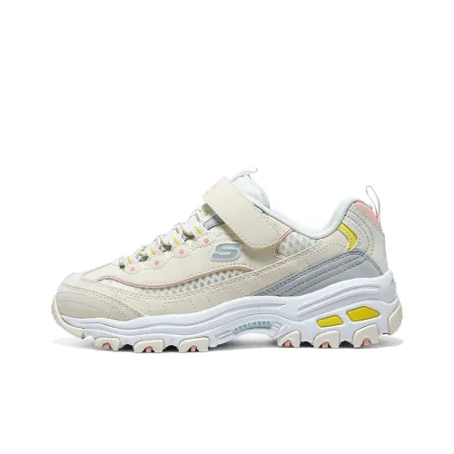 Skechers Низкий Топ Детские Лайфстайл Обувь Серый Желтый