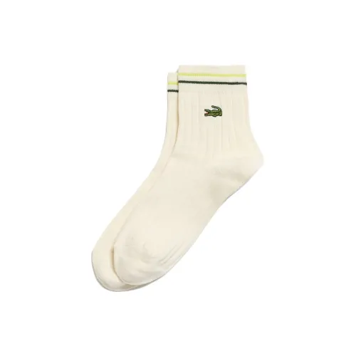 LACOSTE 1 шт Белые Женские Носки MID до икры