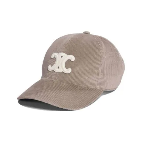 CELINE Хлопок Кепки Женские Бежевый