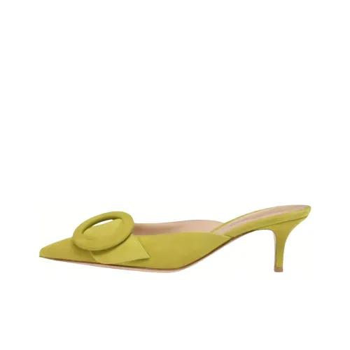 GIANVITO ROSSI Домашние тапочки Женские Зеленый