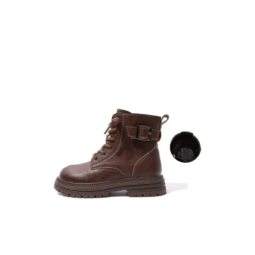 NAUTICA Амортизация устойчивый к истиранию увеличенная высота высокие детские ботинки коричневый детский