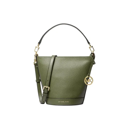 MICHAEL KORS Сумка из кожи с текстурой личи сумка через плечо маленькая сумка оливково-зеленый женский