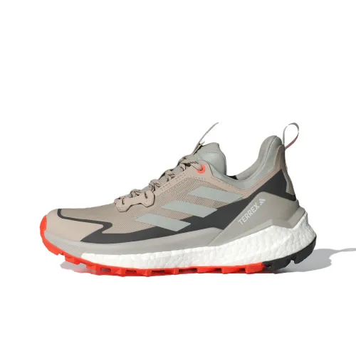 adidas Terrex FREE HIKER 2,0 Амортизация Износостойкий Низкий Топ Уличная Обувь Женская Бежевая Черная Оранжевая