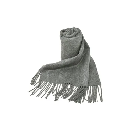JOHNSTONS OF ELGIN Кашемир Вязаные Шарфы Женские Серый