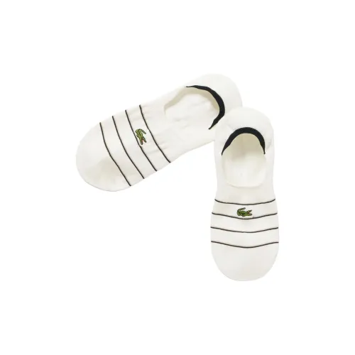 LACOSTE No Show Носки Мужские 1 Пачка Белые