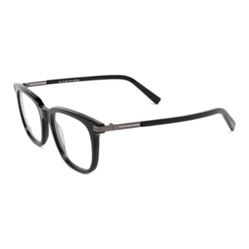 Zegna Ацетат Квадратные Оправы для Очков Мужские Черные