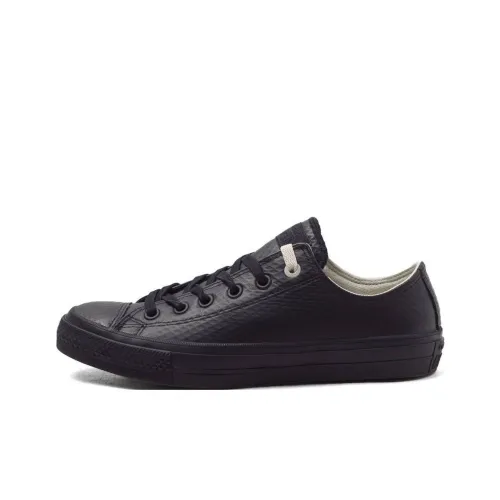Converse CHUCK Slip-resistant Abrasion-resistant Low-top Skateboard Shoes Unisex Black Конверс ЧАК Тейлор Slip-resistant Abrasion-resistant Низкие кеды для скейтбординга Унисекс Черный