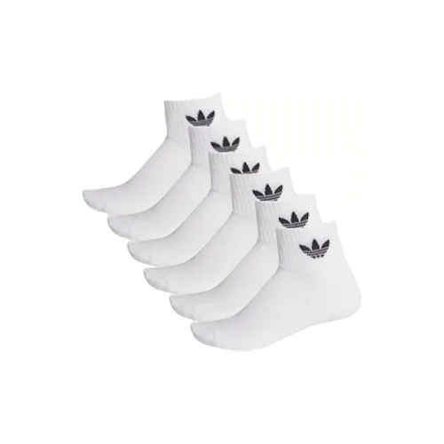 Adidas Originals MID CREW Низкие носки Унисекс Combo Set Белый