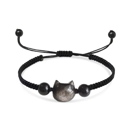 WANLIACC Ткань Кошка Голова Браслет Унисекс
