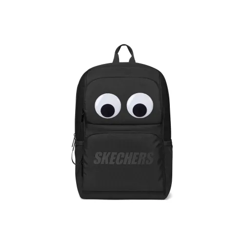 Skechers Ткань Big Eyes Рюкзак Regular Unisex Угольный Черный Large Eyes Индивидуально упакован