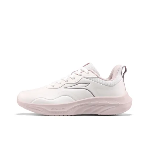 361° Износостойкий и Легкий Низкий Топ Беговые кроссовки Женские Белые Розовые