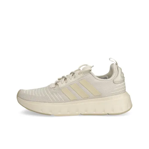 Adidas Swift Run Slip-resistant Abrasion-resistant Low-top Беговые кроссовки Женские Бежевые