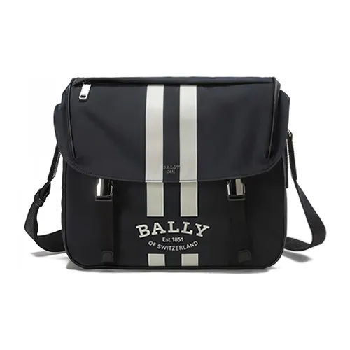 BALLY Ткань Курьерская Сумка Сумка через плечо Мужская Темно-синяя