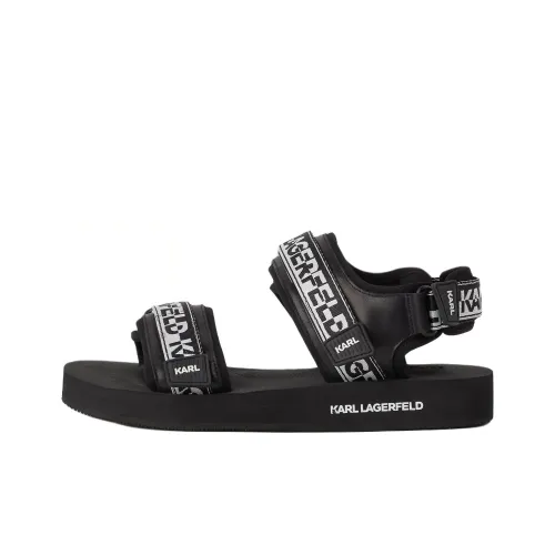 Karl Lagerfeld ATLANTIK One Ремешок Сандалии 3 см Мужской Черный