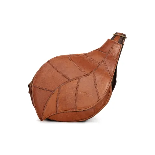 ;COBBLER LEGEND Сумка через плечо из натуральной коровьей кожи унисекс светло-коричневый многоцветный черный