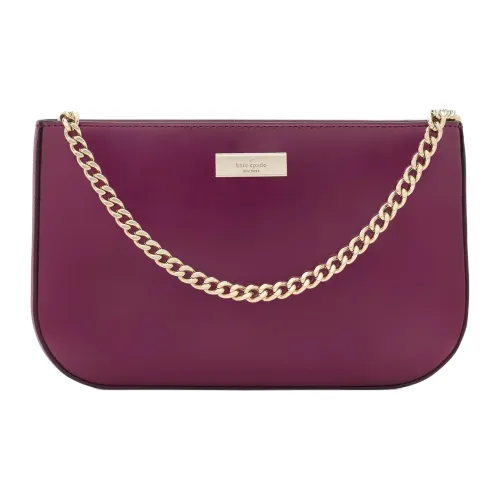 Kate Spade Лакированная кожа клатч женские ежевика