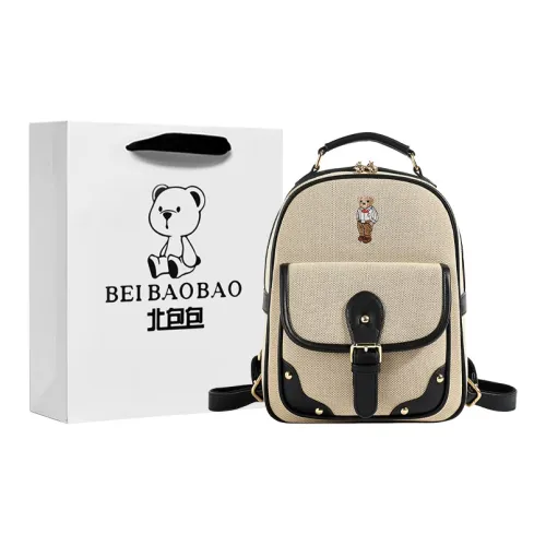 North Pack Ткань Рюкзак Стандартный Женский Хаки Бежевый Коричневый Бежевый Черный