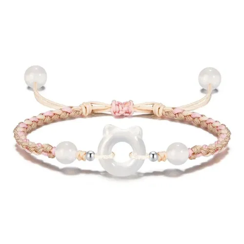 WANLIACC Ткань Kitten Peace Пряжка Браслет Унисекс